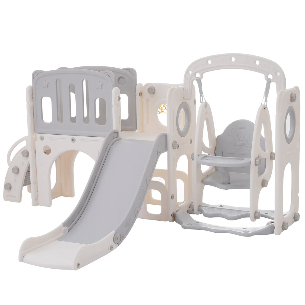 Aire de jeux avec toboggan pour enfant 7-en-1 Tilda Kids