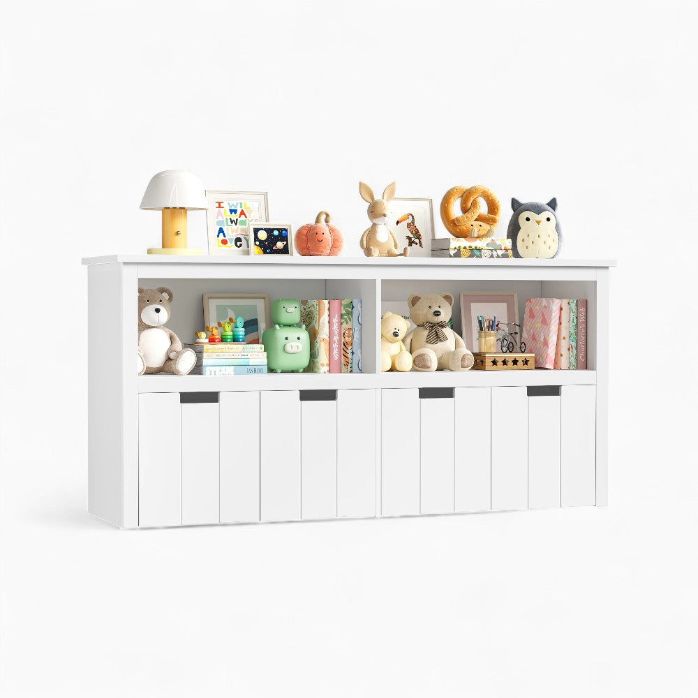 Bibliothèque basse enfant design blanc Tilda Kids
