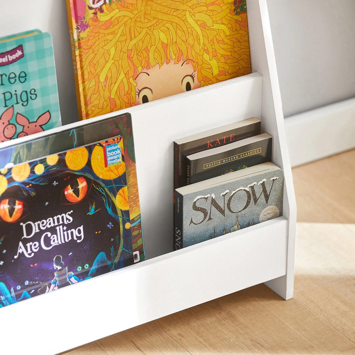 Bibliothèque blanche enfant rangement livres Tilda Kids