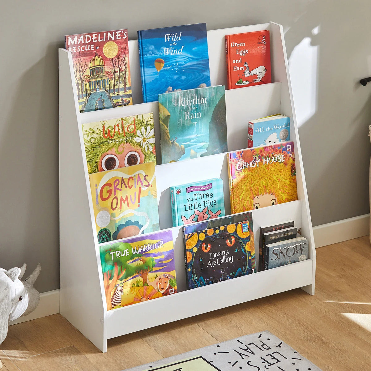 Bibliothèque blanche enfant rangement livres Tilda Kids