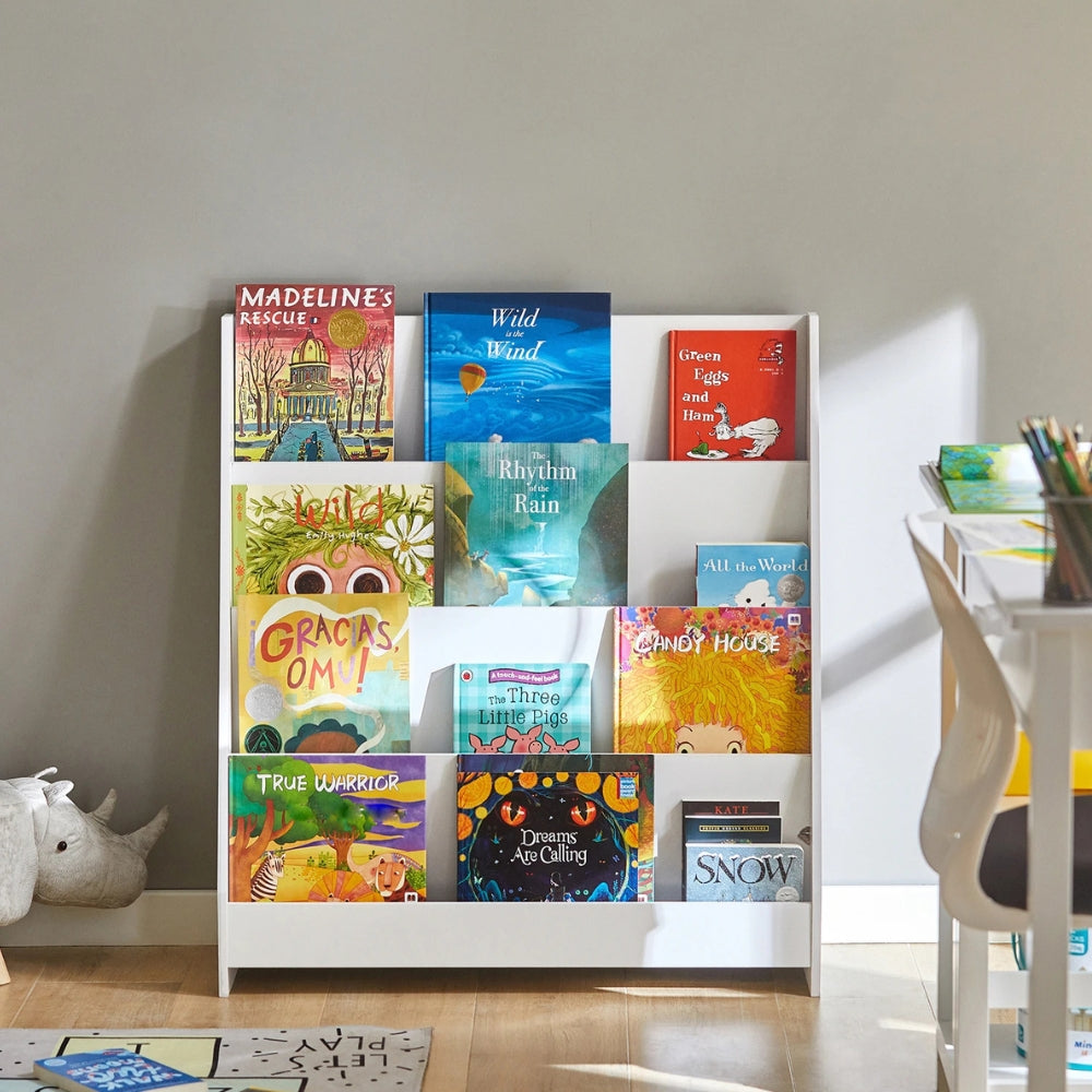 Bibliothèque blanche enfant rangement livres Tilda Kids