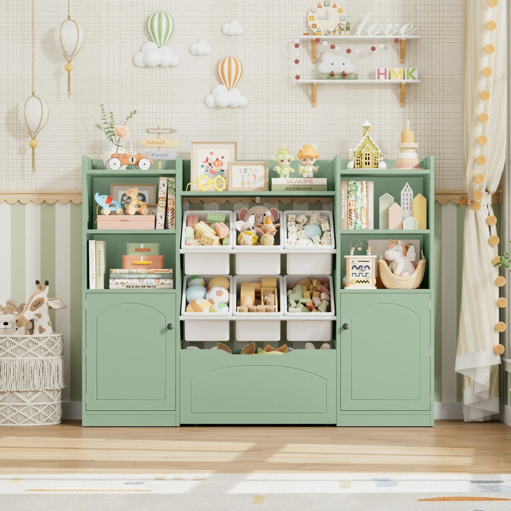 Bibliothèque enfant avec bacs de rangement intégrés Tilda Kids