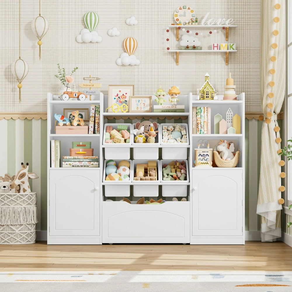 Bibliothèque enfant avec bacs de rangement intégrés Tilda Kids
