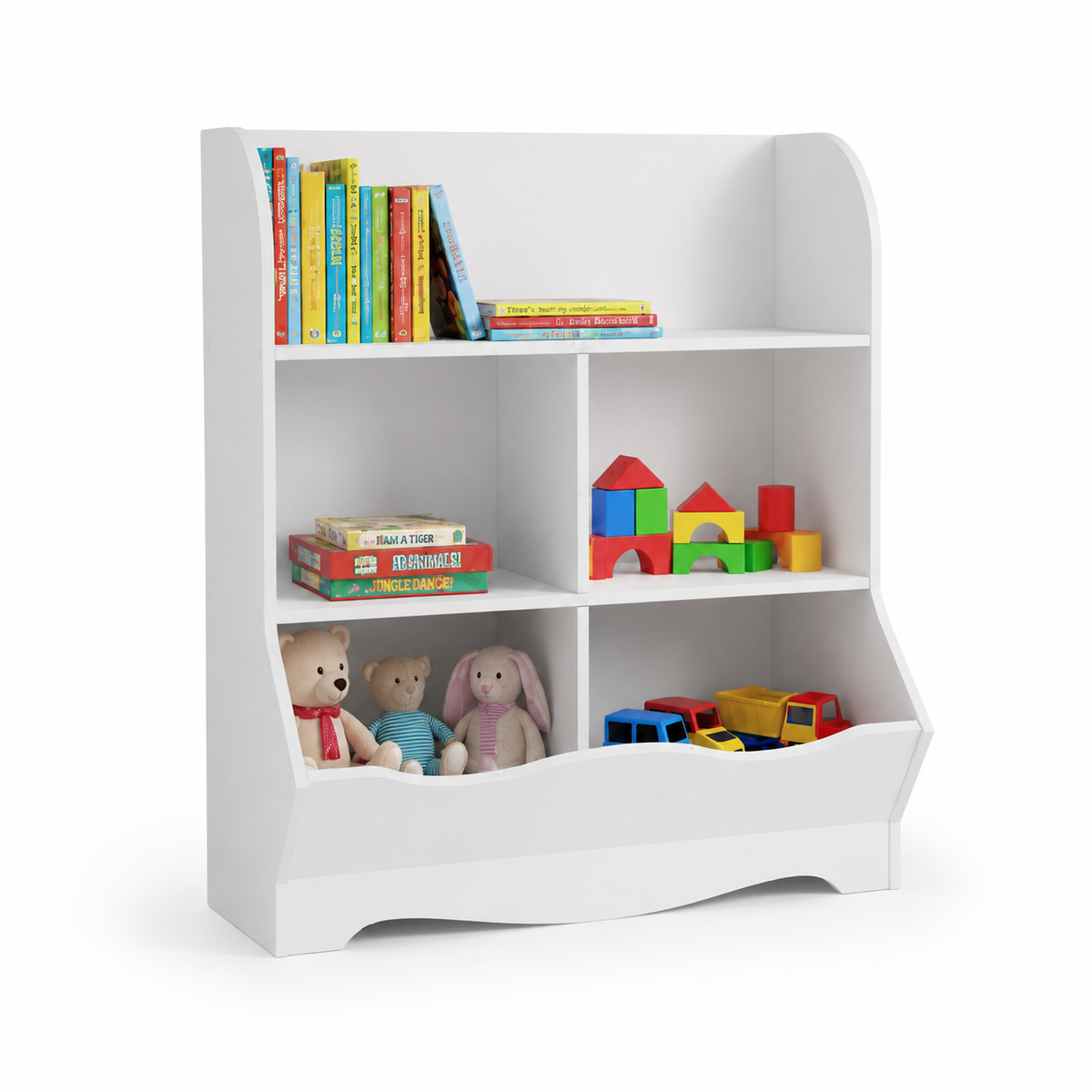 Bibliothèque enfant avec compartiments ouverts Tilda Kids