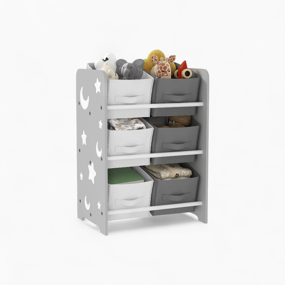 Bibliothèque enfant avec paniers de rangement Tilda Kids
