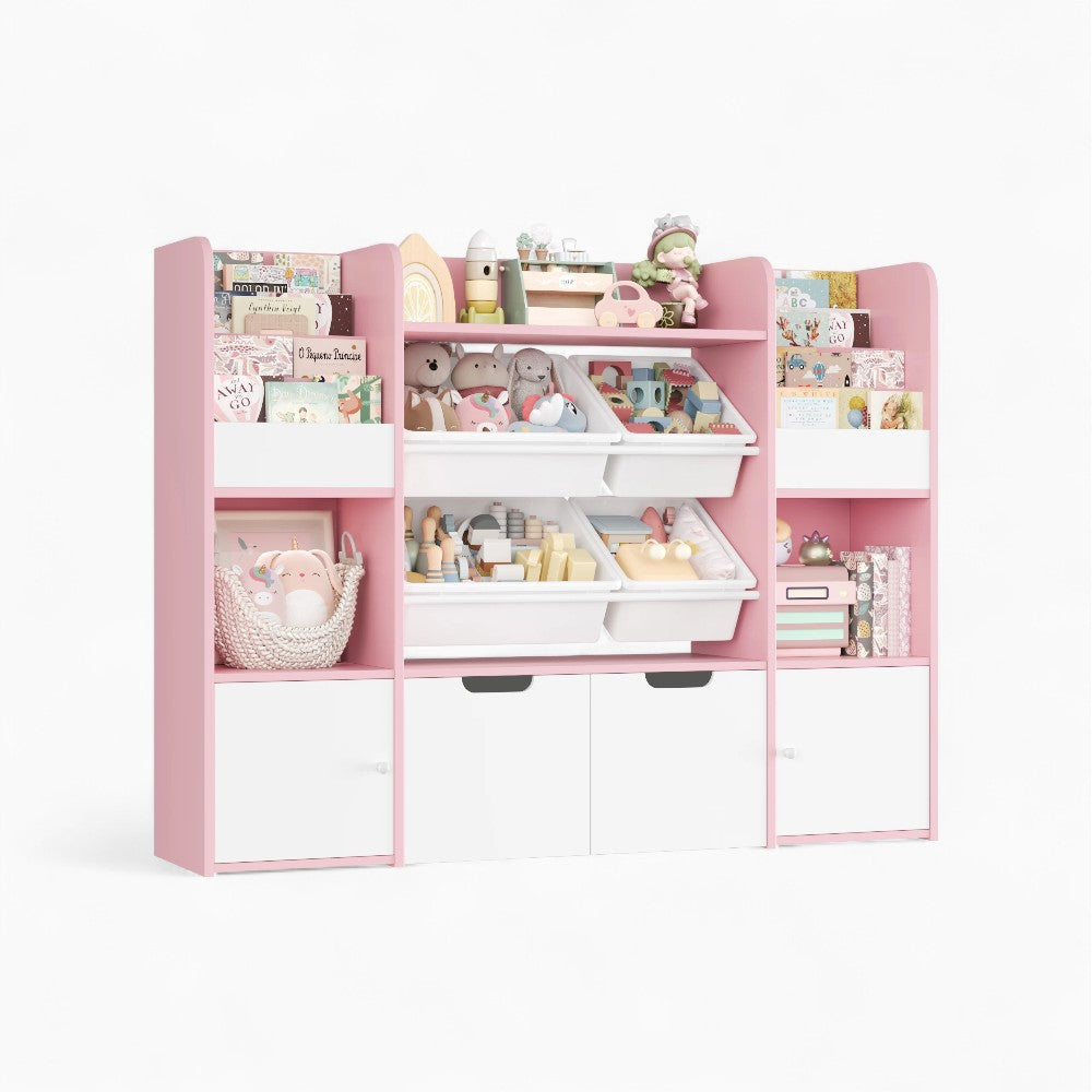 Bibliothèque enfant avec rangement pour jouets Tilda Kids