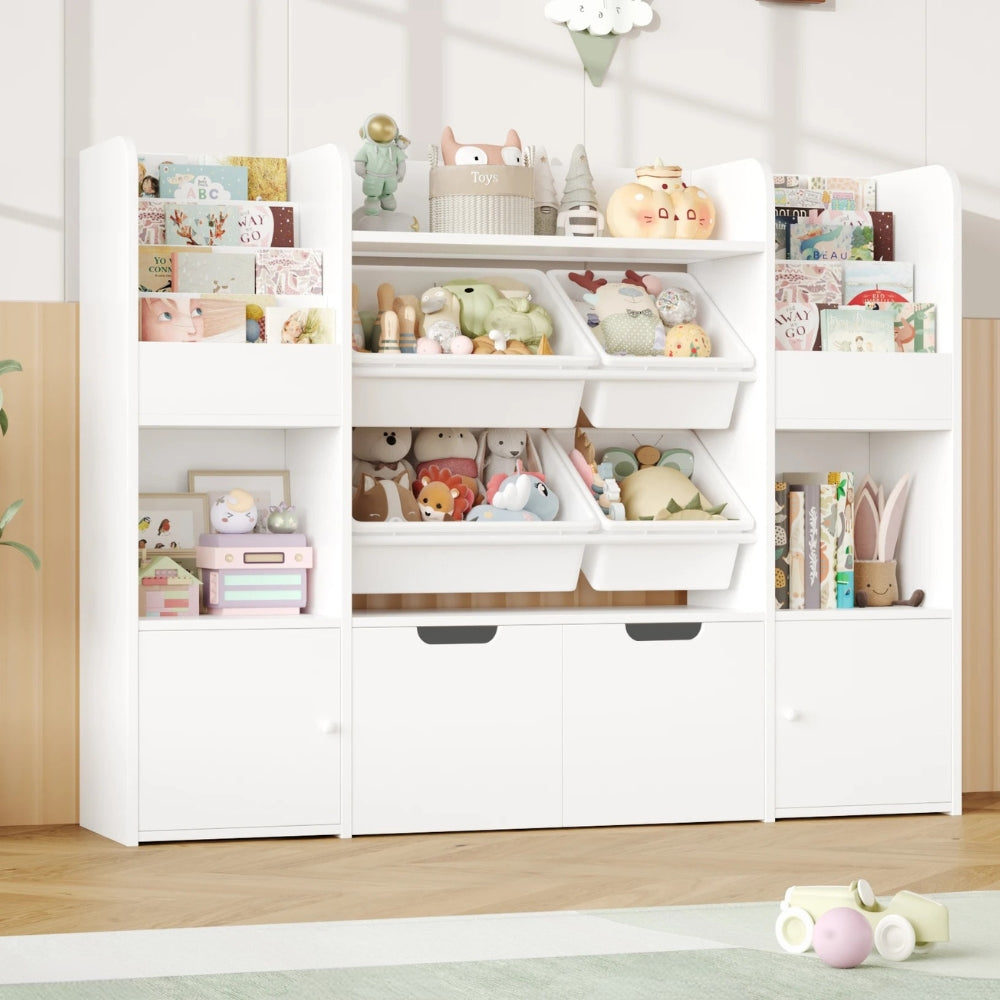 Bibliothèque enfant avec rangement pour jouets Tilda Kids