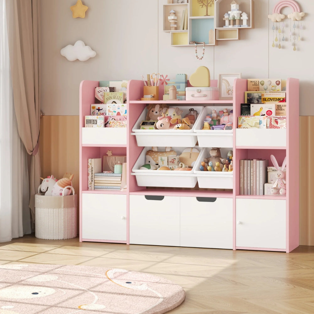 Bibliothèque enfant avec rangement pour jouets Tilda Kids