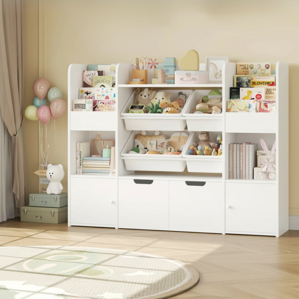 Bibliothèque enfant avec rangement pour jouets Tilda Kids
