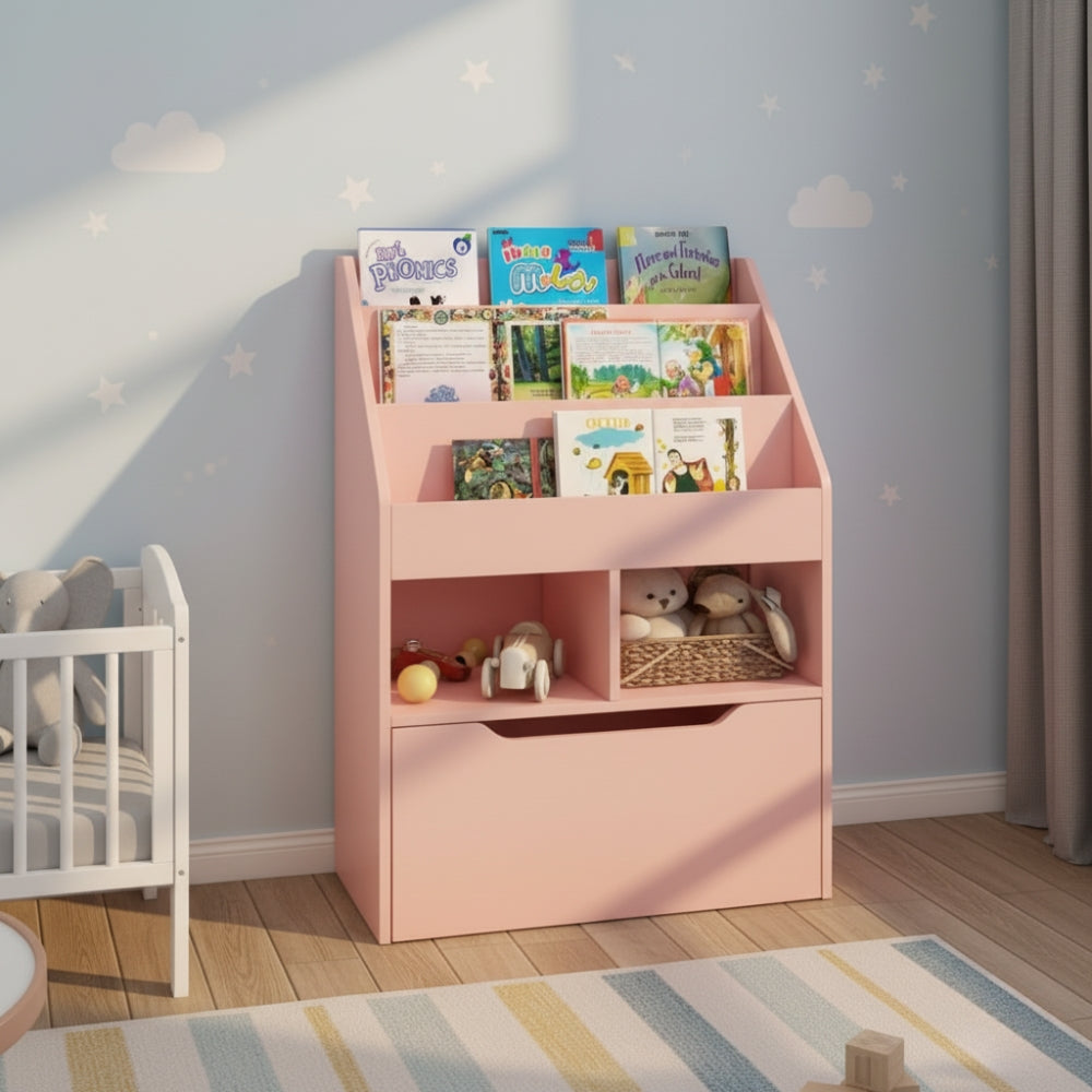 Bibliothèque enfant avec rangements et tiroir Tilda Kids