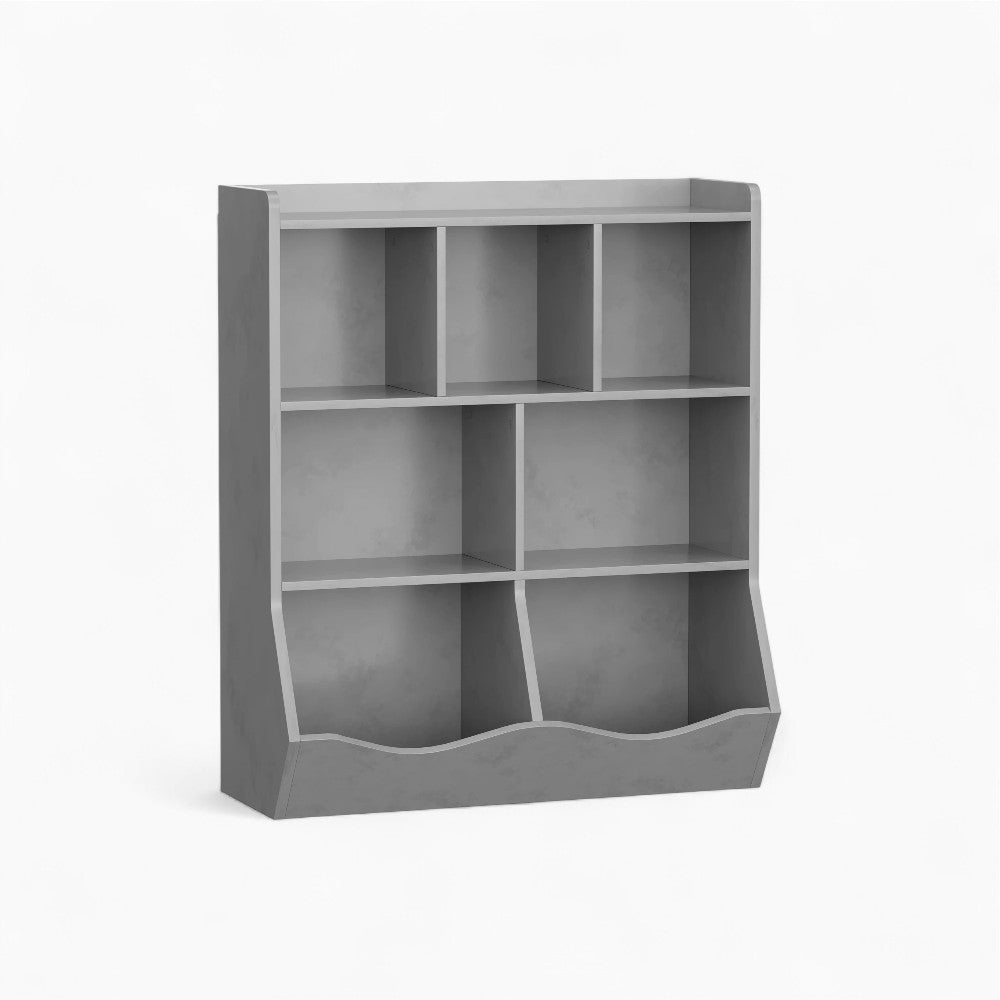 Bibliothèque enfant blanche avec rangements modulables Tilda Kids