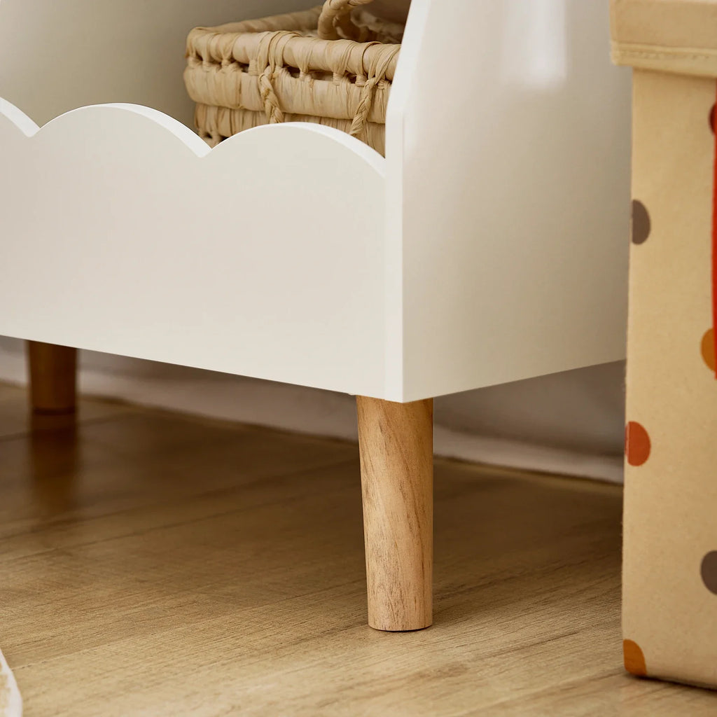 Bibliothèque enfant blanche sur pieds Tilda Kids