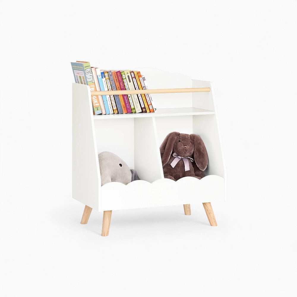 Bibliothèque enfant blanche sur pieds Tilda Kids