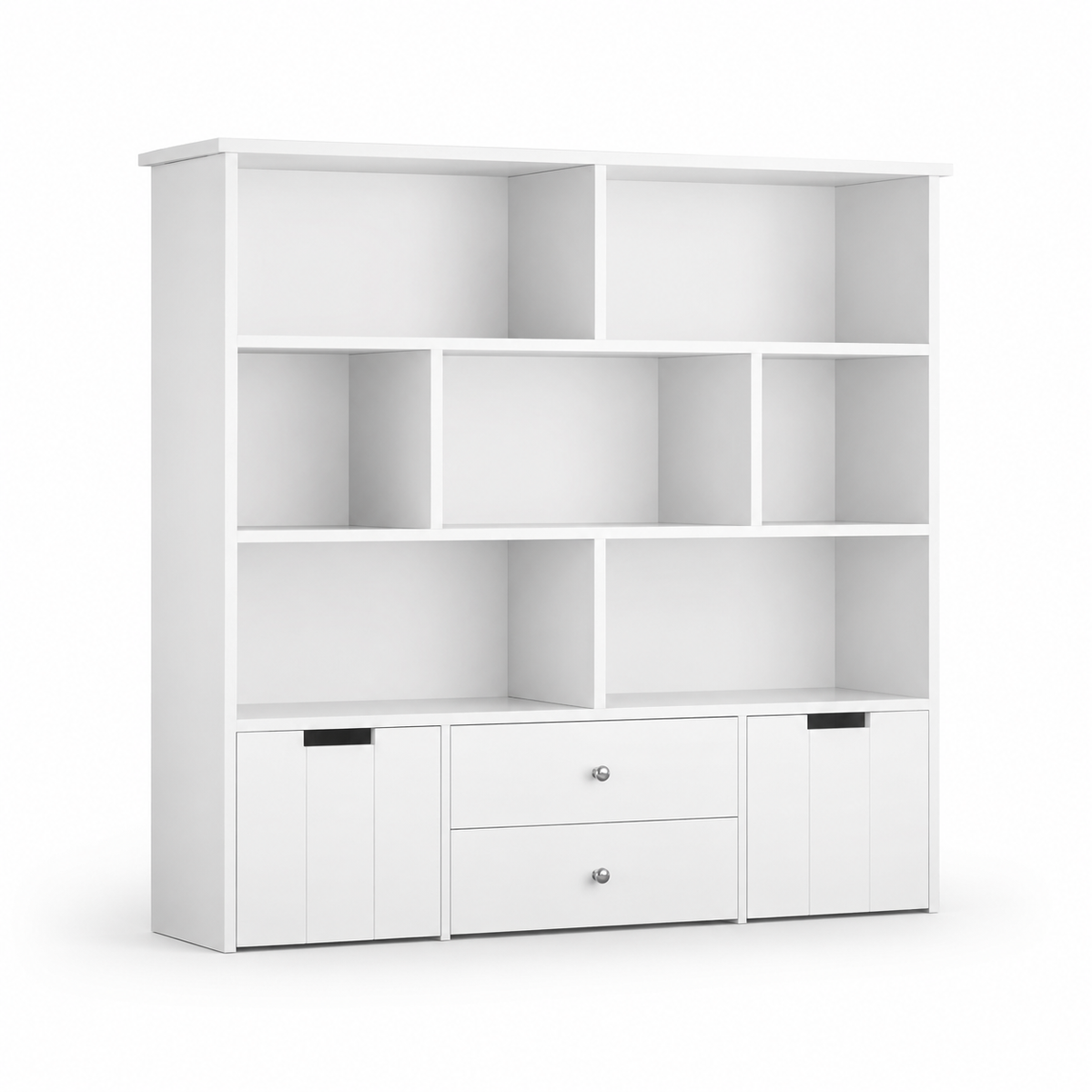 Bibliothèque enfant bois avec tiroirs et compartiments Tilda Kids