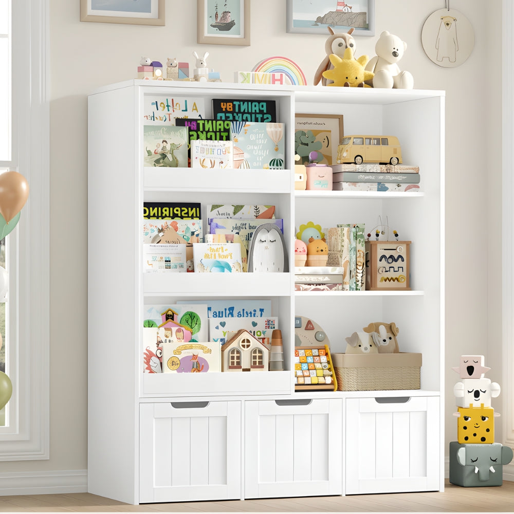 Bibliothèque enfant Montessori avec bacs de rangement Tilda Kids