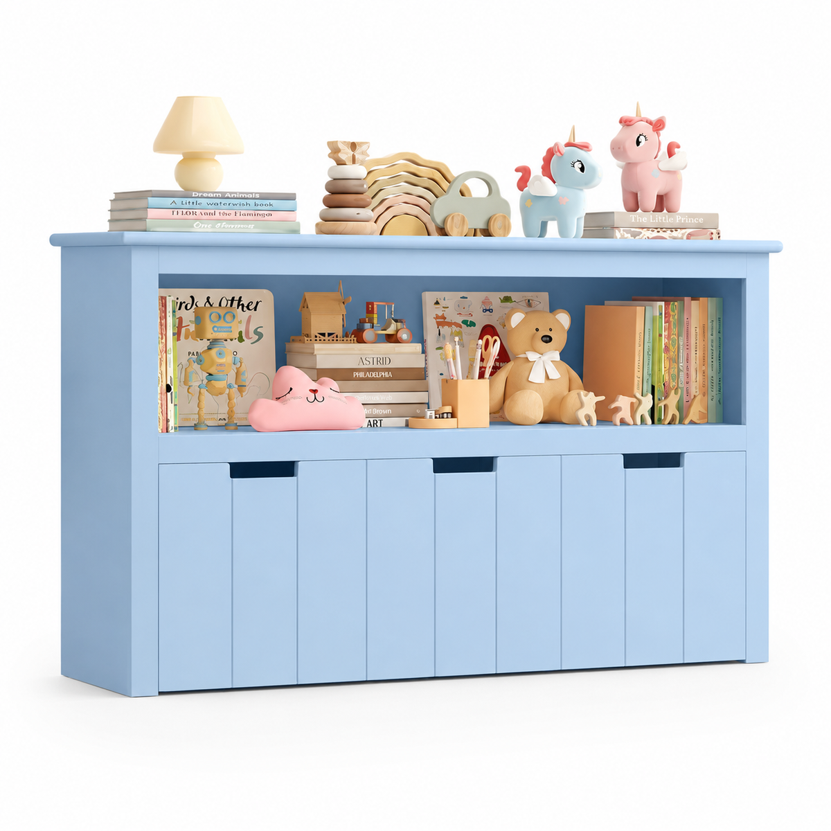 Bibliothèque enfant Montessori avec étagère frontale Tilda Kids