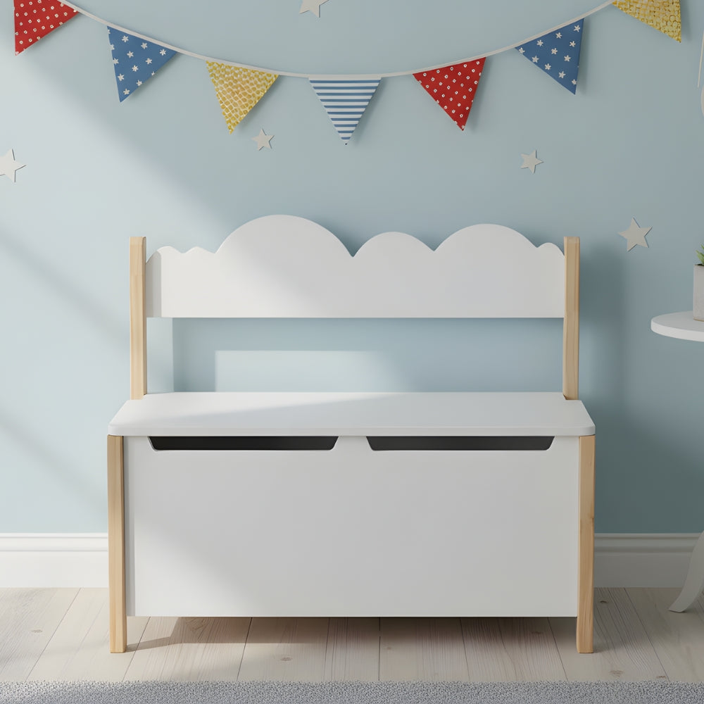 Coffre rangement jouet enfant avec siège Tilda Kids