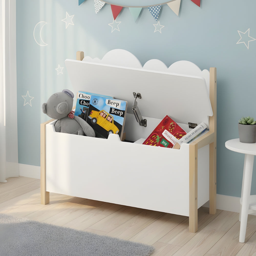 Coffre rangement jouet enfant avec siège Tilda Kids