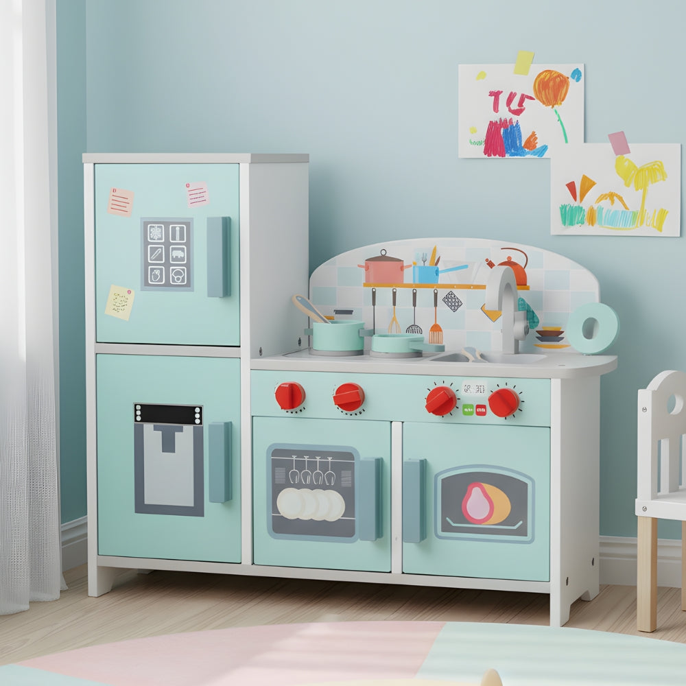 Cuisine en bois pour enfant avec frigo et four Tilda Kids