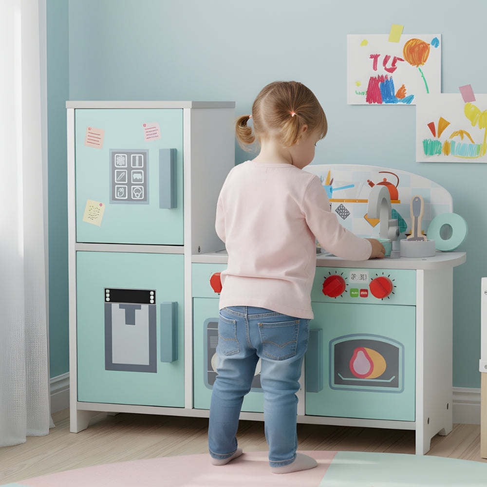 Cuisine en bois pour enfant avec frigo et four Tilda Kids