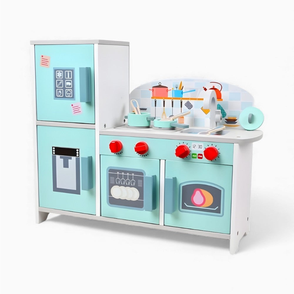 Cuisine en bois pour enfant avec frigo et four Tilda Kids