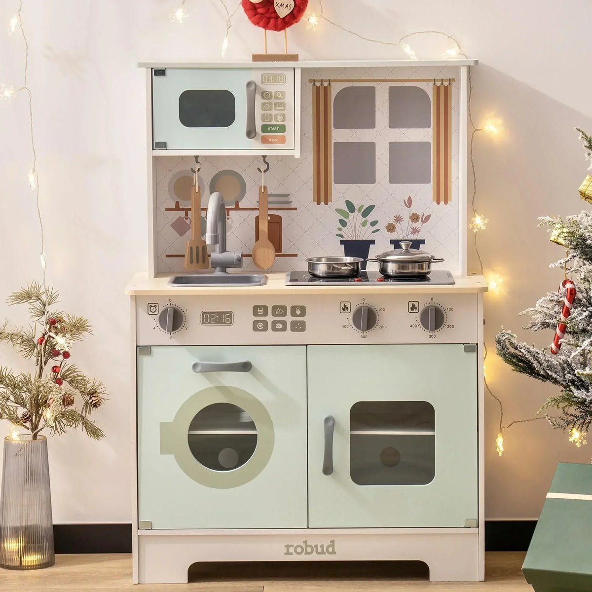 Cuisine enfant avec four et accessoires en bois Tilda Kids