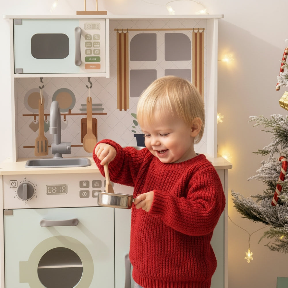 Cuisine enfant avec four et accessoires en bois Tilda Kids