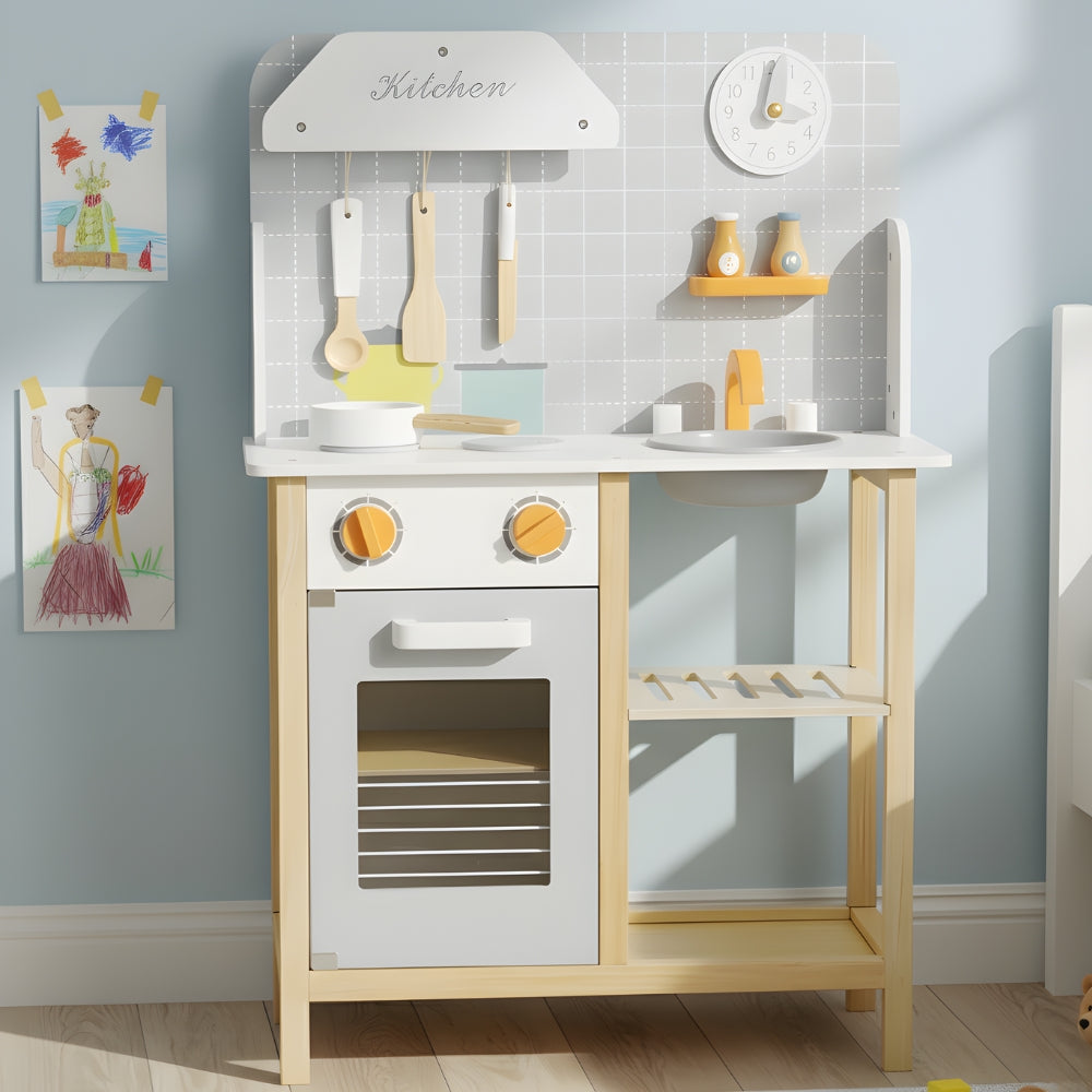 Cuisine enfant en bois avec four et évier Tilda Kids