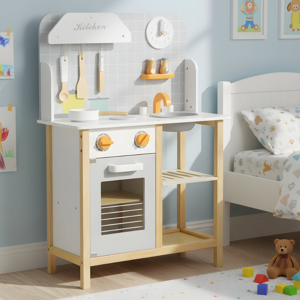 Cuisine enfant en bois avec four et évier Tilda Kids