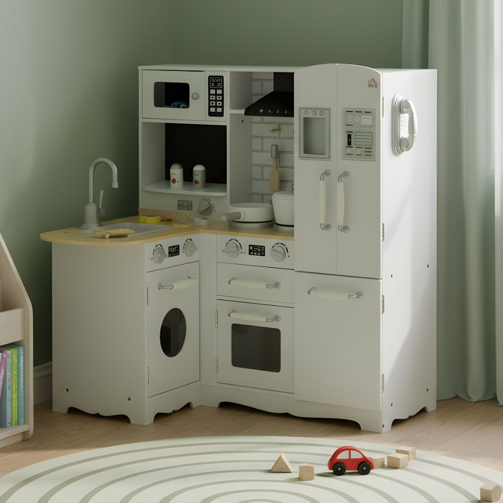 Cuisine enfant en L blanche avec accessoires Tilda Kids