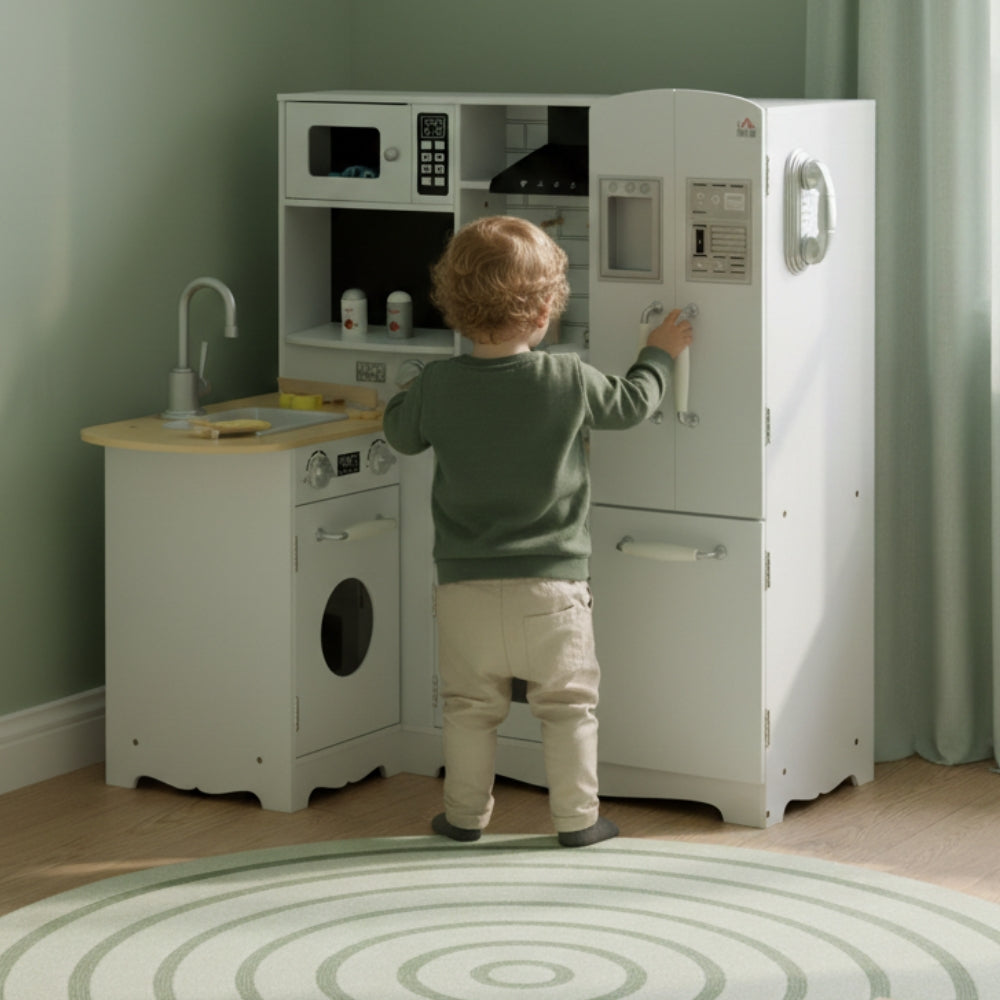 Cuisine enfant en L blanche avec accessoires Tilda Kids