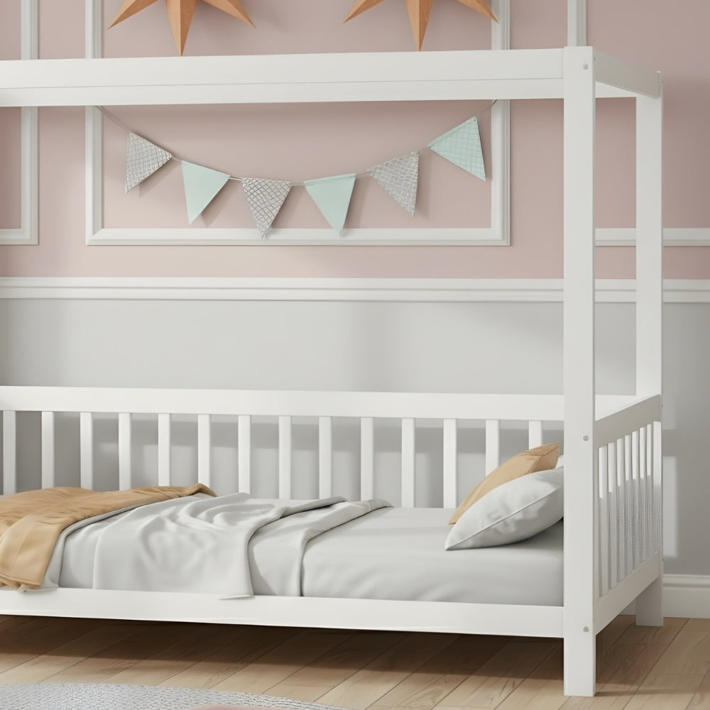 Lit cabane enfant avec barrières de sécurité Tilda Kids