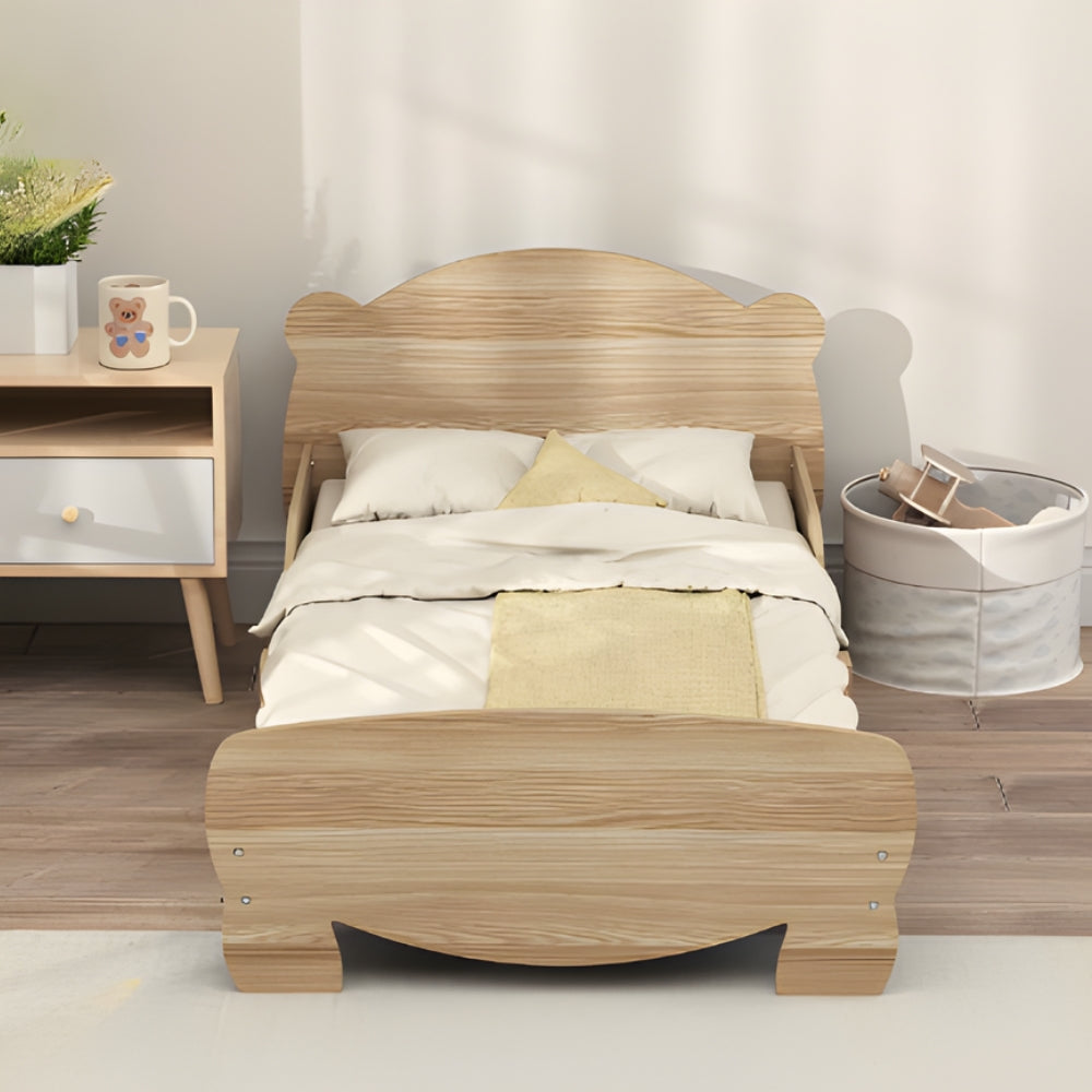 Lit enfant bas en bois avec motifs ours Tilda Kids