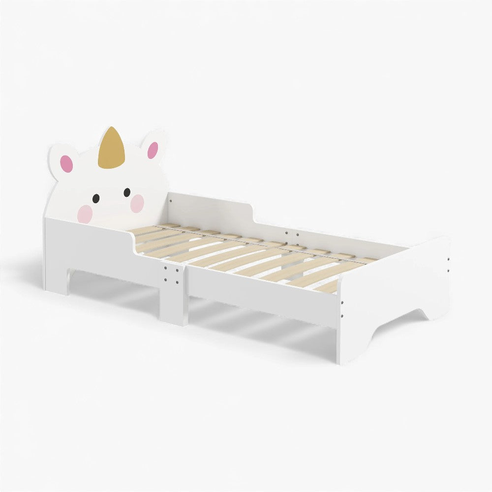Lit enfant cabane blanc avec barrières de sécurité Tilda Kids