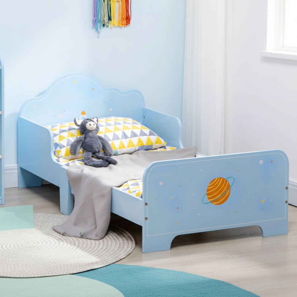 Lit enfant thème espace et planète bleu Tilda Kids