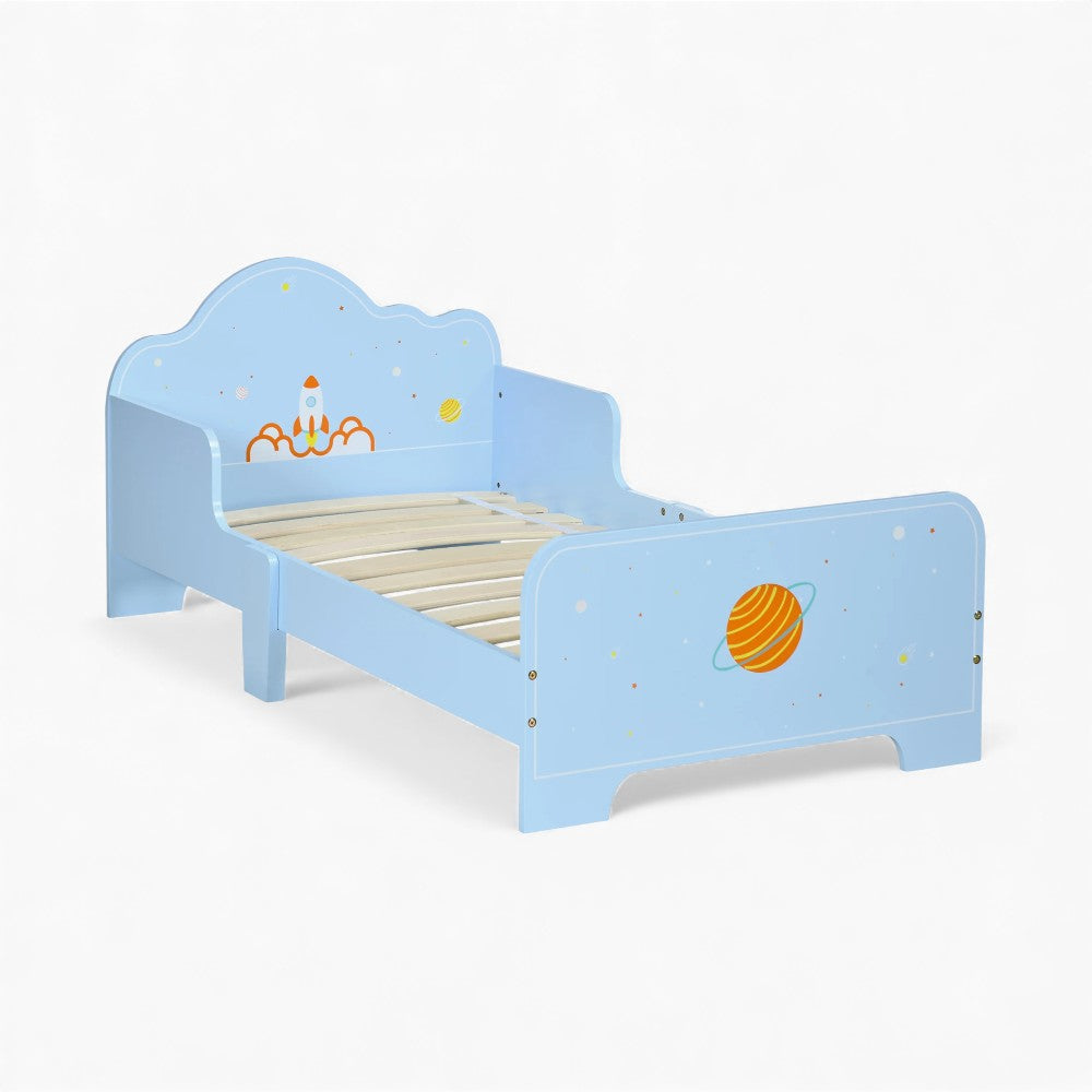 Lit enfant thème espace et planète bleu Tilda Kids