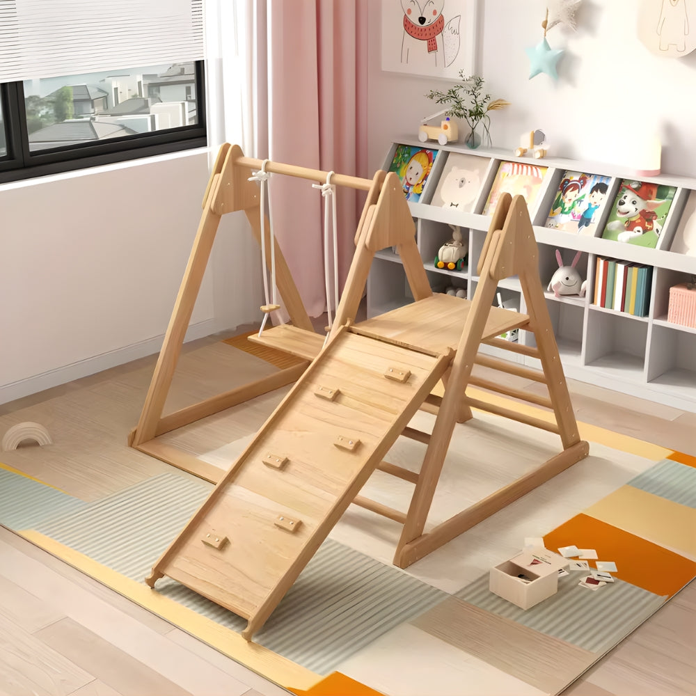 Structure d'escalade avec balançoire et toboggan enfant Tilda Kids
