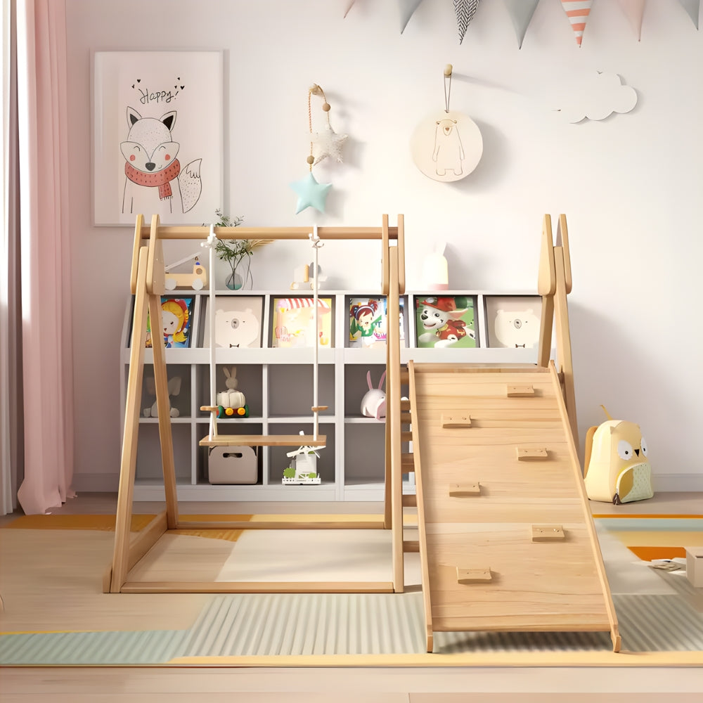 Structure d'escalade avec balançoire et toboggan enfant Tilda Kids